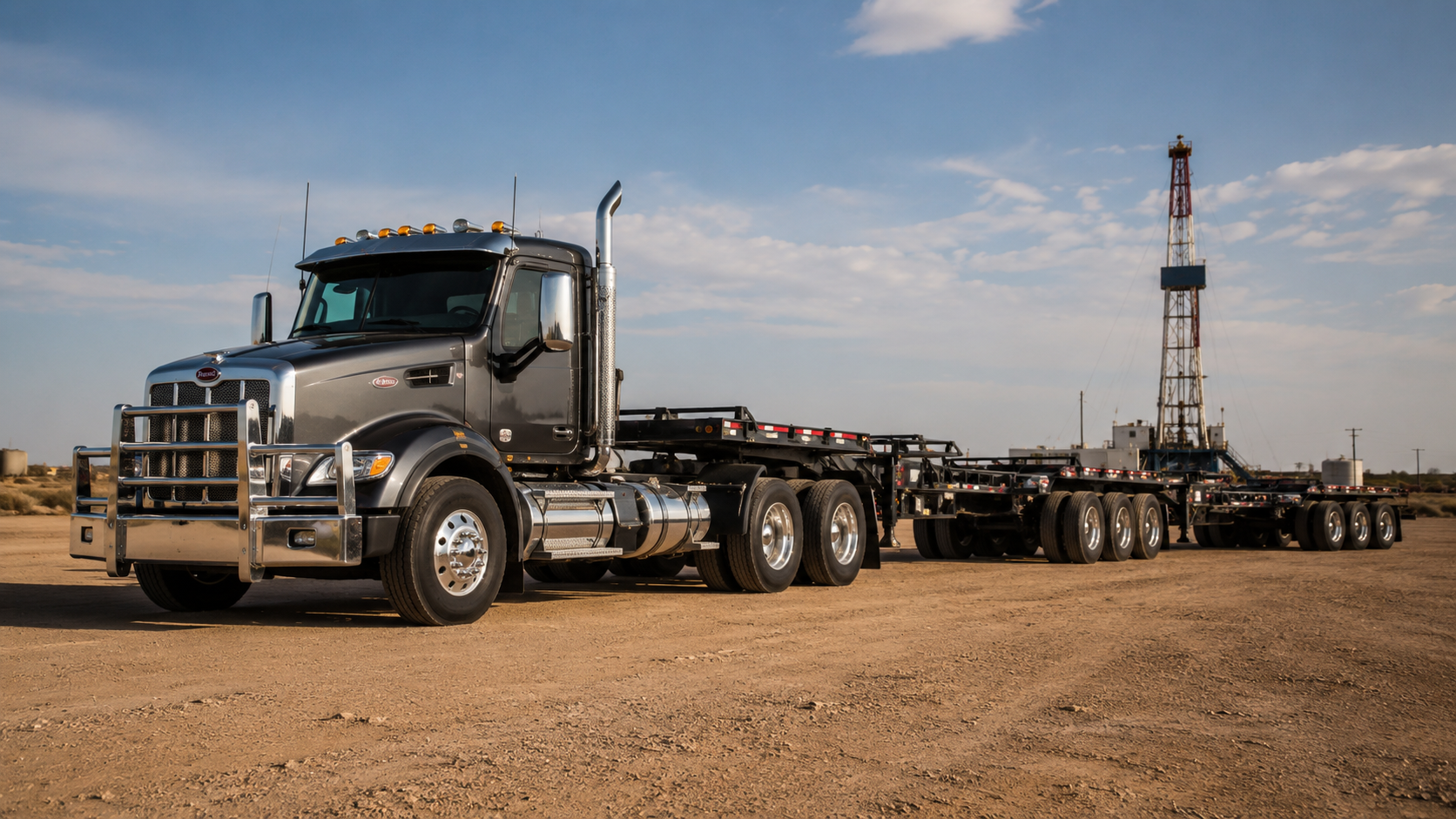 TEXA LLC truck with chassis trailers